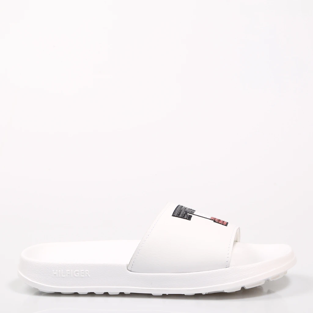 tommy hilfiger black flip flops
