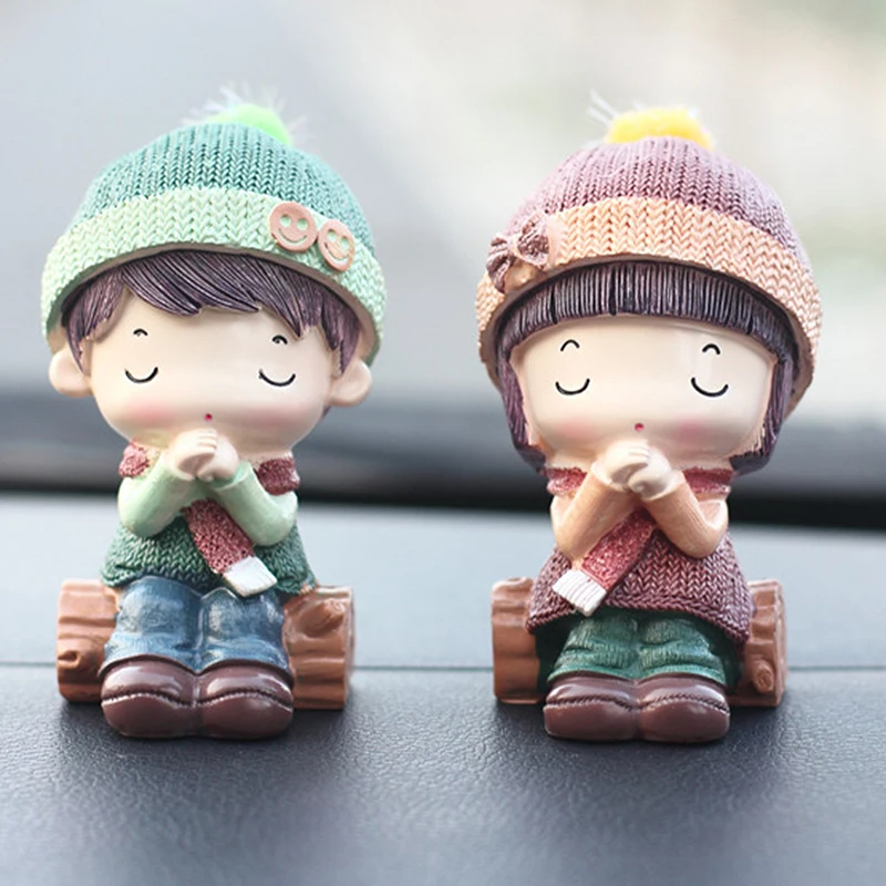 High quality Car Ornament Cute Doll Car Interior Decorations Car Gifts