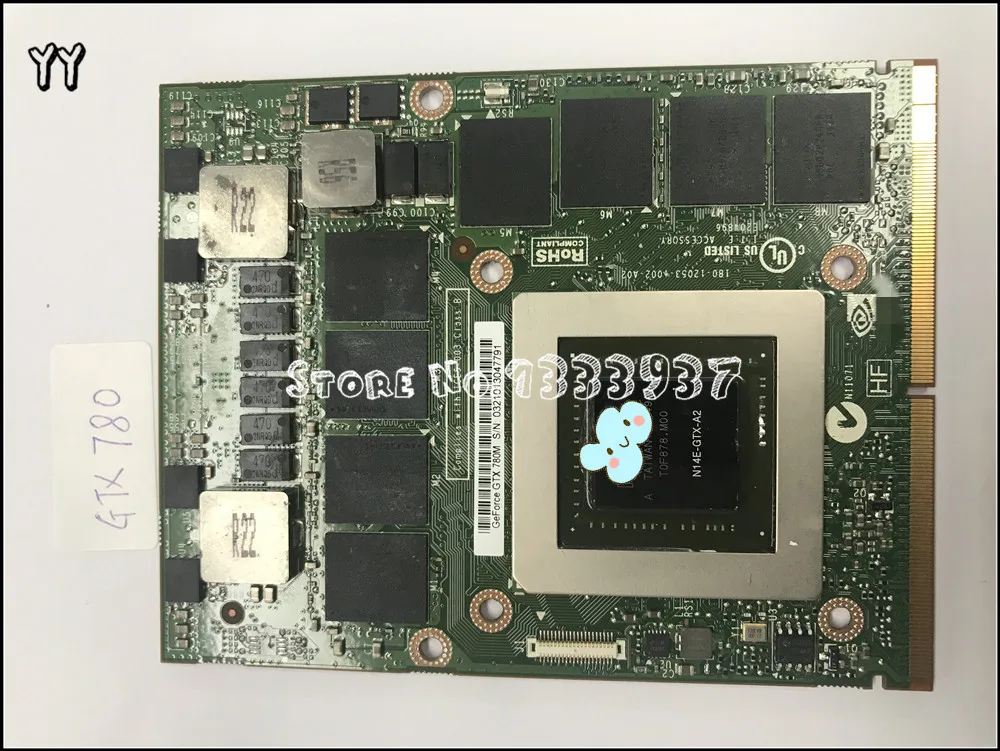 buy GTX 780M GTX780M N14E GTX A2 4G DDR5 Video VGA card FJHX2 2K0KW For Dell M17X R5 M18X R2 R3 R4 GTX780