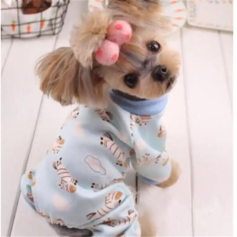 puppy print pajamas