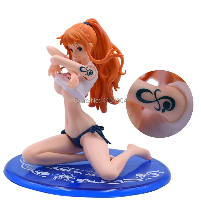 Аниме one piece Nami BB Ver. ПВХ фигурка Купальник Сексуальная Коллекционная модель Рождественский подарок игрушка