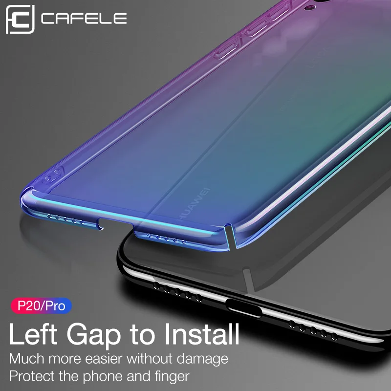 

Bakeey Gradient Color phone back case for Huawei P20 super slim Plating Shockproof PC Protective cover Case for Huawei P20