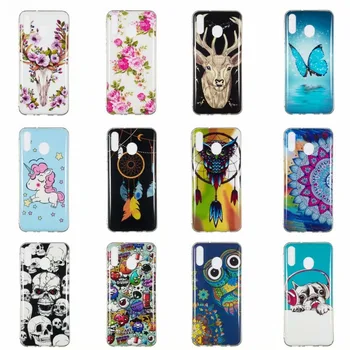

50pcs/lot Cartoon Pattern IMD Soft TPU Case with Noctilucent For Samsung Galaxy M10 M30 M20 A10 A20 A30 A50 A40 A70 A20E
