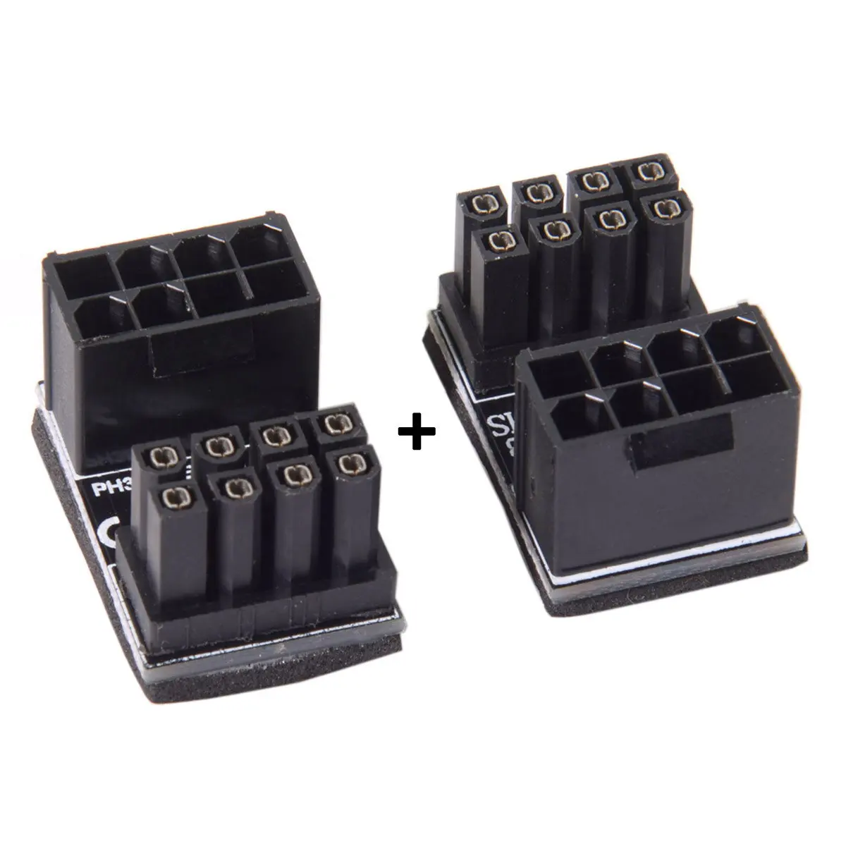 

CYDZ ATX 8Pin Female to 8pin Male 180 Degree AngledPower Adapter for Desktops Graphics Card