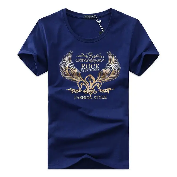 

Plus Size 5XL Wing Print Men Tshirt Cotton Casual Basic Men T Shirt Short Sleeve O Neck Men T-shirt Men Top Summer Wear