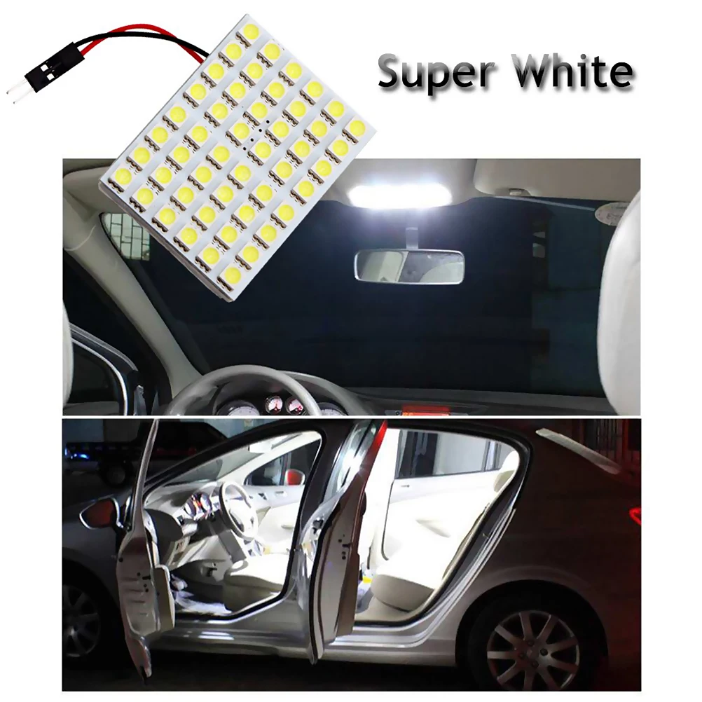 1210 48SMD Автомобильный светодиодный планшет для чтения светильник|Световая
