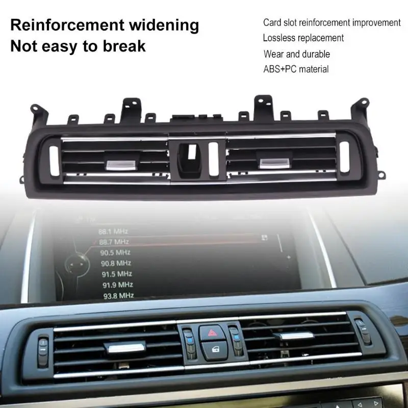 

For BMW 5 Car Front Dash Panel Center Fresh Air Outlet Vent Grille Cover For BMW 5 F10 F18 Air-conditioning Replacement Part