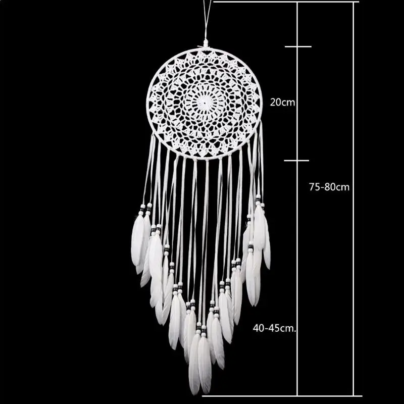 1 шт. ручной работы кружева Ловец снов Windchimes с индийским стиль автомобиля