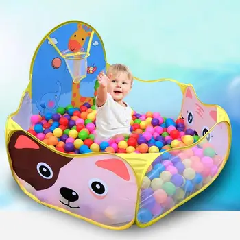 

Kids Tent Baby Boys Girls Ocean Ball with Basketball Pit Pool Outdoor toy Game arena teepee tipi tent for children piscina de b