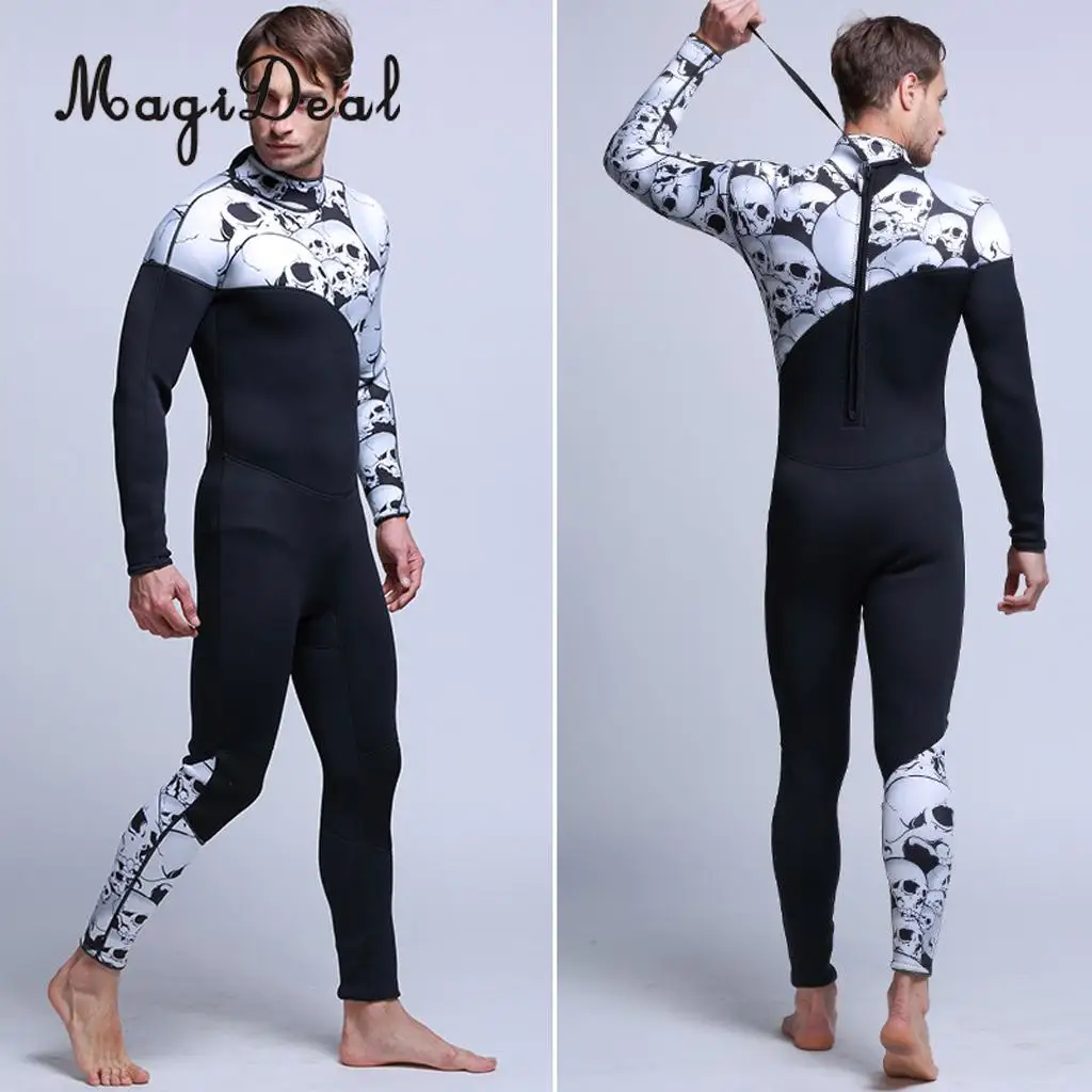 Phenovo 3mm Neoprene Scuba Dive Wetsuit For Men Diving Wet Suit Surf