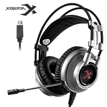 

XIBERIA K9 7.1 Vibration USB Gaming Headset Headphones Deep Bass LED Light Headsets With Microphone For PC Gamer