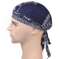 Cotton Head Scarf Summer Men Running Riding Bandana Headscarf Ciclismo Pirate Hat Hood Headband 2