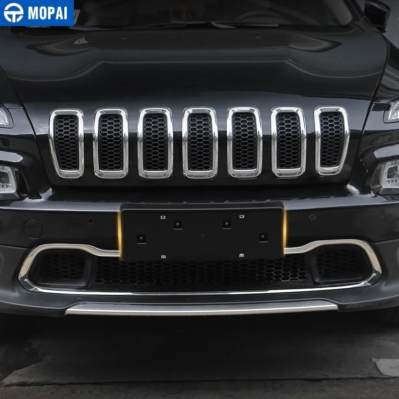 MOPAI Кронштейн номерного знака для Jeep Cherokee+ ABS автомобильный держатель переднего номерного знака Крышка Для Jeep Cherokee аксессуары