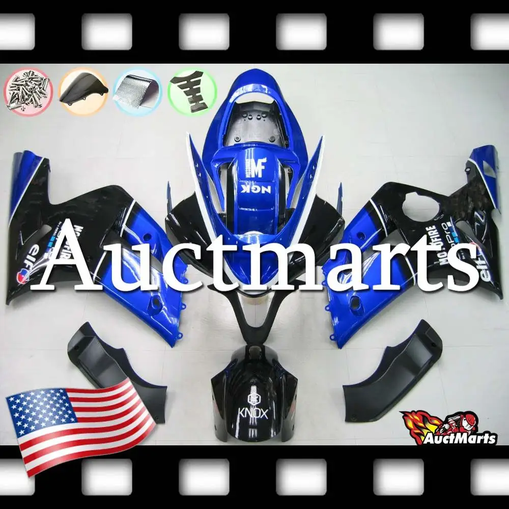Для Kawasaki Ninja ZX6R 636 2003 2004 03 04 комплект обтекателей литьевой формы (P/N: 3a37) | Автомобили