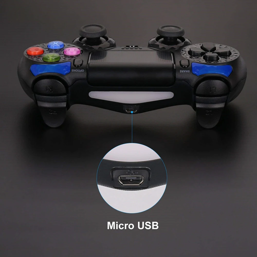 2019 синий беспроводной геймпад для Sony PC/PS3/PS4 Bluetooth Джойстики PlayStation 4 игровой