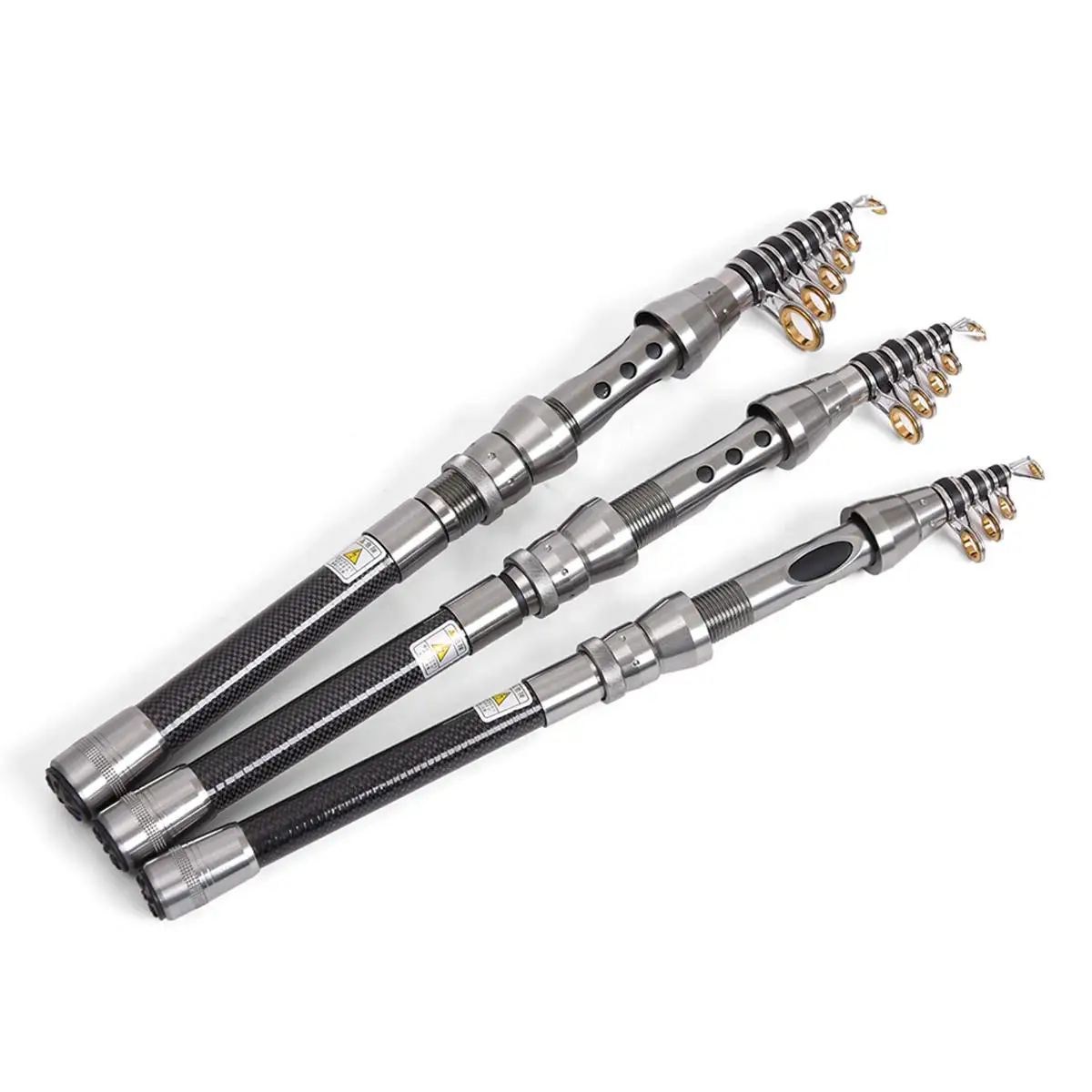 1.5/1.8/2.1 M تلسكوبي الصيد رود بكرة كومبو يشبع عدة المحمولة السفر الصيد قضيب والعتاد + الغزل بكرة + خط السحر هوك مع حقيبة