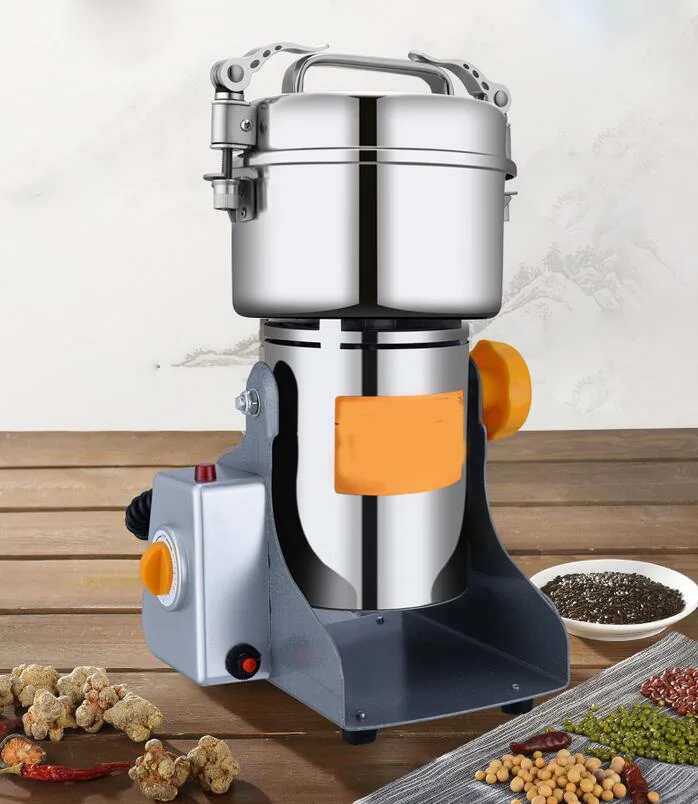 

2500W Big Capacity 700g Multifunction Pulverizer Machine Automatic Mill Herb Grinder Swing Type Electric Grain Grinder 220V 50HZ