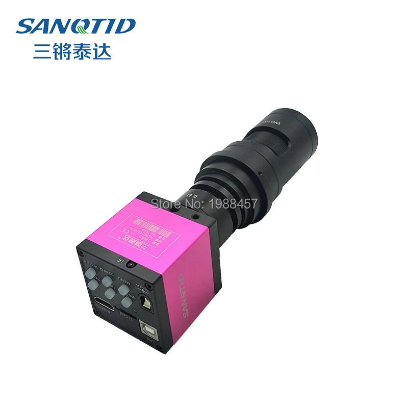 HDMI/USB Электронная цифровая видео лупа + 0.4X C/CS Объектив для микроскопа высокой