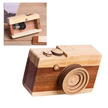 Новые милые скандинавские Висячие деревянные камеры игрушки музыкальная шкатулка декор комнаты предметы интерьера детские подарки на день рождения деревянные игрушки для детей