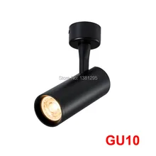 Монтируемый на поверхности современный светодиодный потолочный Точечный светильник s GU10 Крепление Держатель вращающийся регулируемый светодиодный потолочный светильник Точечный светильник для дома