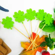 10 шт. безопасный нетоксичный торт вставляется карта Лист торт, топперы, капкейки палочки выбор день рождения поставки торт Декор