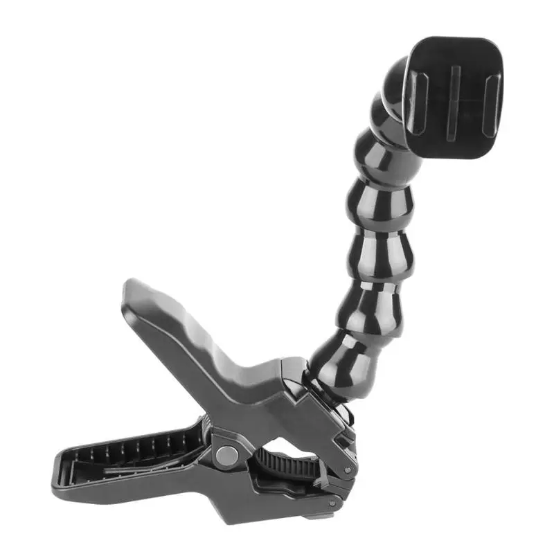 

8 Sections Gooseneck Adjustment Jaws Flexible Clamp Clip Mount Holder for GoPro Hero 7 6 5 Action Camera High Quality Mount New