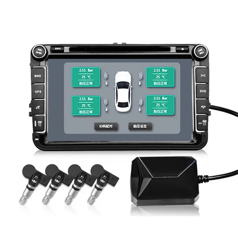 

Car USB Tire Pressure Monitoring System For TPMS Android Navigation Tire Pressure Wireless Detector Internal Sensor Tire Alarm