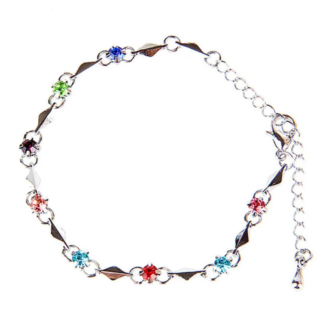 Shellhard Шарм Для женщин призматический геометрический Нержавеющая сталь браслет для Для женщин подруге подарок на день Святого Валентина Романтический милый браслет