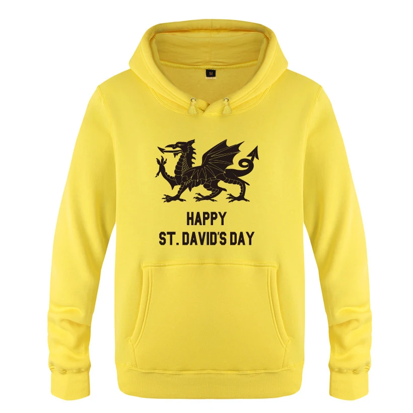 Happy St. David's Day Shirt-Saint David Новинка толстовки мужские 2018 пуловеры флисовые с
