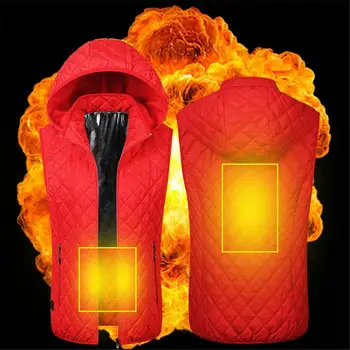 

USB Heater Vest Heated Jacket Heating Winter Clothes Women Thermal Outdoor USB Heater Vest Heated Jacket Heating Winter Clothes