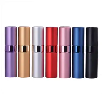 

100pcs Travel Portable 8ml Mini Colorful Refillable Metal Spray Atomizer Perfume Empty Container Bottles new