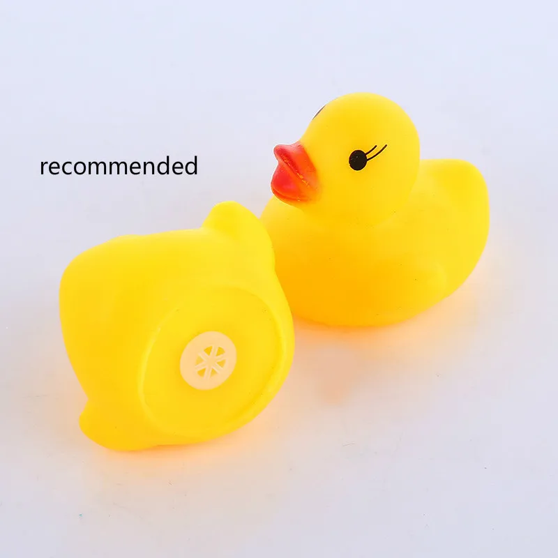 

AC0200015 40Pcs/lot Keeping out the play duck baby bath swimming duck pinch will sound puzzle duck