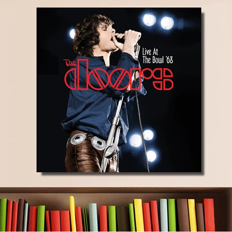 

The Doors Jim Morrison Poster Album Cover Music Art Poster Print on Canvas Home Decor Wall Art No Frame