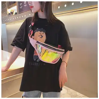 

Trend Women Simple Transparent Banana Waist Bags 2019 Bag For The Belt Transparent Fanny Pack female Banana Bags Bolsa Feminina