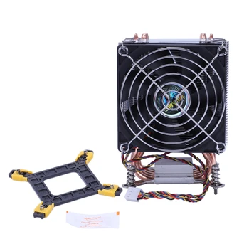 

Lanshuo Pure Copper 4 Heat Pipe Thermal Processor Cooler For Lga /1150 / 1151/1155/1156/1366 Intel Multi-Platform Cpu Radiator