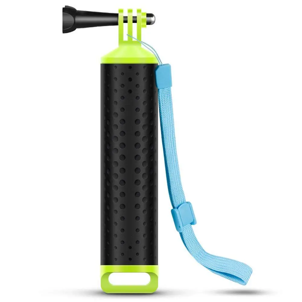 JABS Floating Hand Grip Waterproof Handle Water Sport Pole Diving Stick Monopod, Includes Thumb Screw and Adjustable Wrist Str