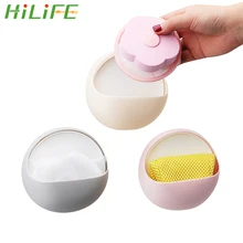 HILIFE пластиковый держатель дренаж для мыла коробка для хранения стойку присоска сильная присоска мыльница чехол Аксессуары для ванной комнаты