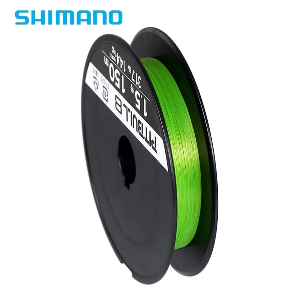 Оригинальная плетеная леска SHIMANO PITBULL X4 X8 X12 PE 0 6 #0 8 #1 2 5 #2 #150 м зеленый синий Сделано