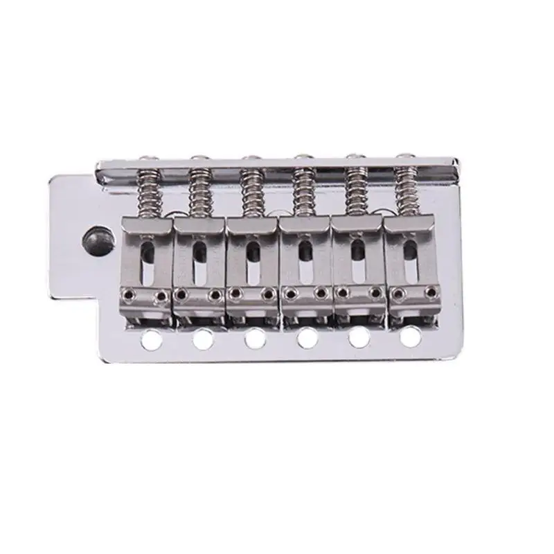 

Hot Selling Guitar Parts 1 Set Chrome 6 Strings Guitar Tremolo Bridge With Bar for Strat Guitar Accessories