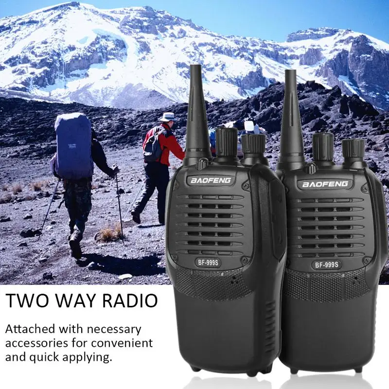 

Walkie-Talkie 5W 1800mAh Handheld Two-Way Fm Adjustable Digital Transceiver