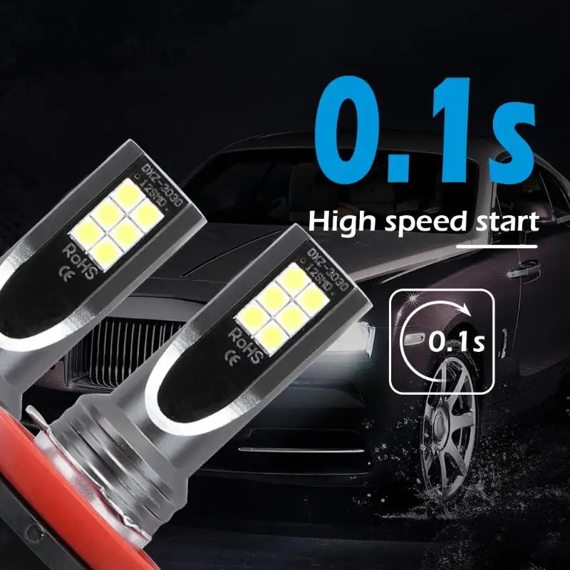 VODOOL 2 шт. Автомобильный светодиодный головной светильник лампы 12V 24V 7500K 1000LM 24 Вт H1
