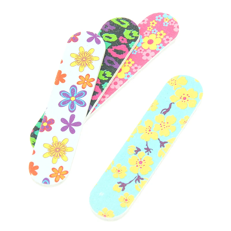 

30Pcs Sandpaper Nail File Lime 100/180 Double Side Sanding Buffer Block Set Colorful Nail Files For Polish Manicure Tool HE0011