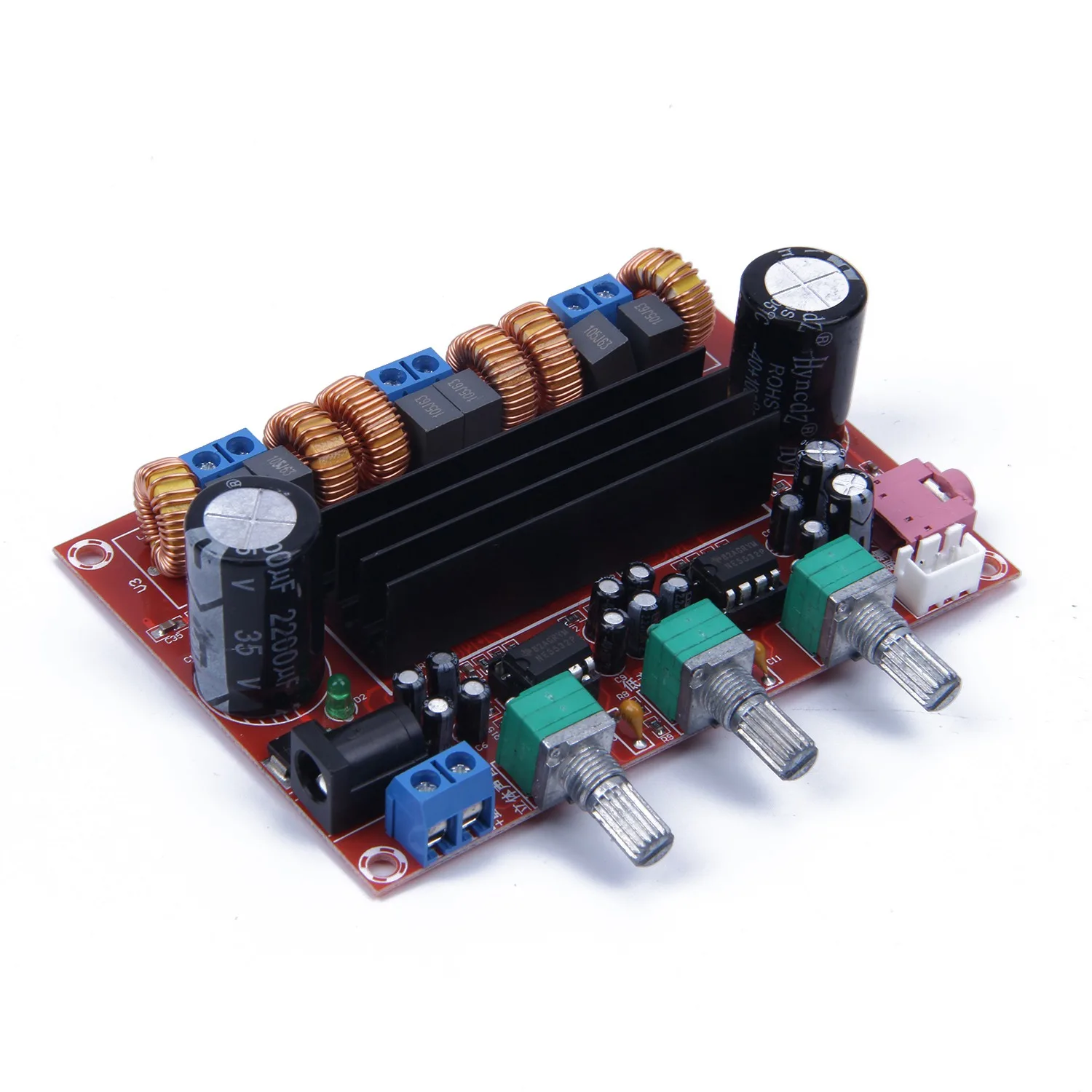 Плата усилителя TPA3116D2 50Wx2 + 100W 2 1 канальный цифровой сабвуфер Мощность 12 ~