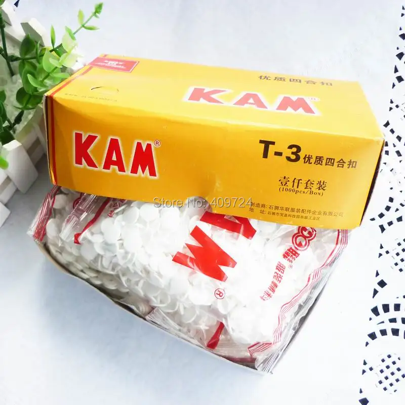 &quot3000 sets/lot&quot60 Colors KAM T3 Round Snap Fasteners Baby Buttons 10mm Glossy Resin Press Garment Accessories | Дом и сад