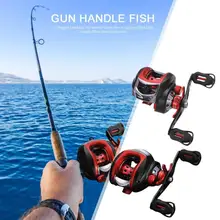 Правая или левая Низкопрофильная Рыболовная катушка 13+ 1BB легкая черная+ красная катушка для литья