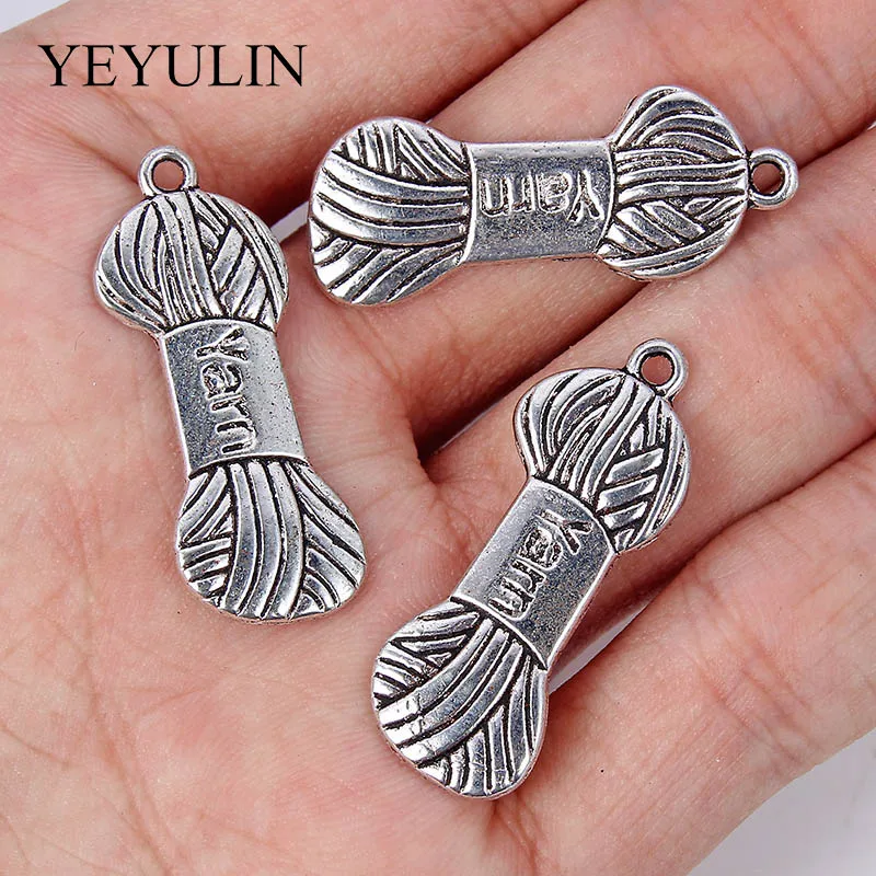 10Pcs Antique Silver DIY Jewelry Making Pendant DIY Bracelet Necklace Charms