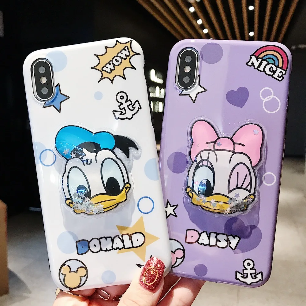 Чехол для мобильного телефона Hunreone Funda Para Telefono Movil IMD Donald Mickey чехол iPhone X XS XR Max 7 8 7P 8P