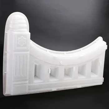 

Garden Building Concrete Mold Fence Hollow Plastic Brick Mold White Antique Courtyard Lawn Flower Pool Cement Mold 61*41*6cm