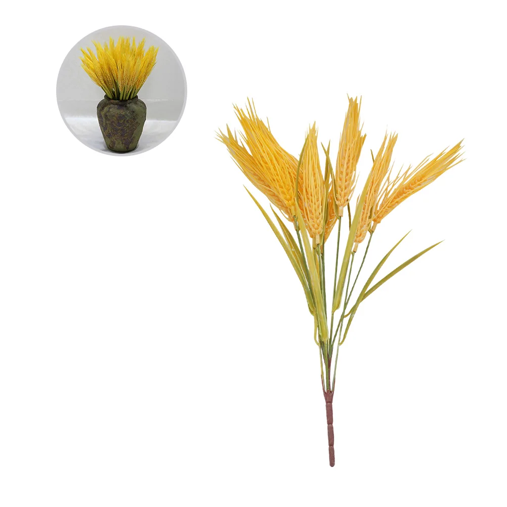 

1PCS Simulation Fake Wheat Plants Plastic Artificial Seedling Rice Living Room Household Bedroom Gift Decoration Small Flower
