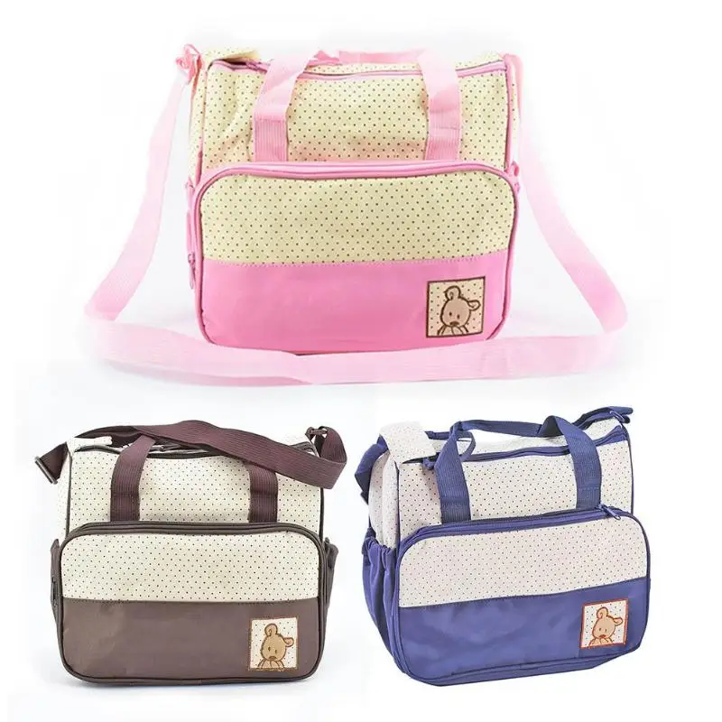 

Baby Diaper Bag Mother Mummy Bag Stroller Maternity Nappy Bags Handbag Baby Bottle Holder Shoulder Bag
